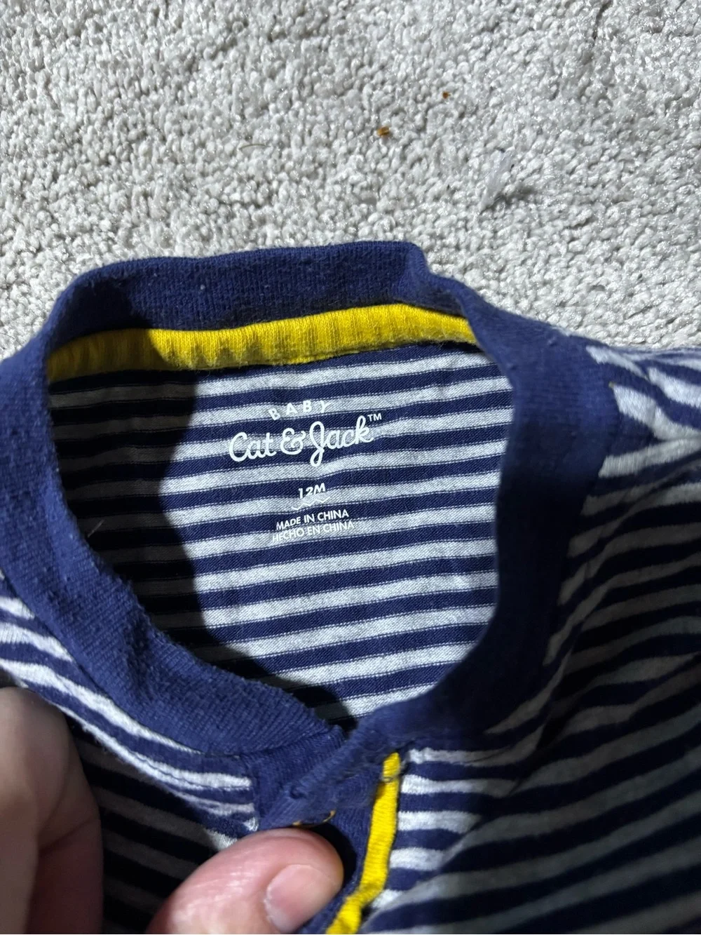 Cat & Jack striped navy